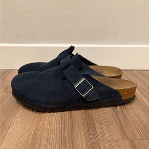 BIRKENSTOCK clogs navy blue